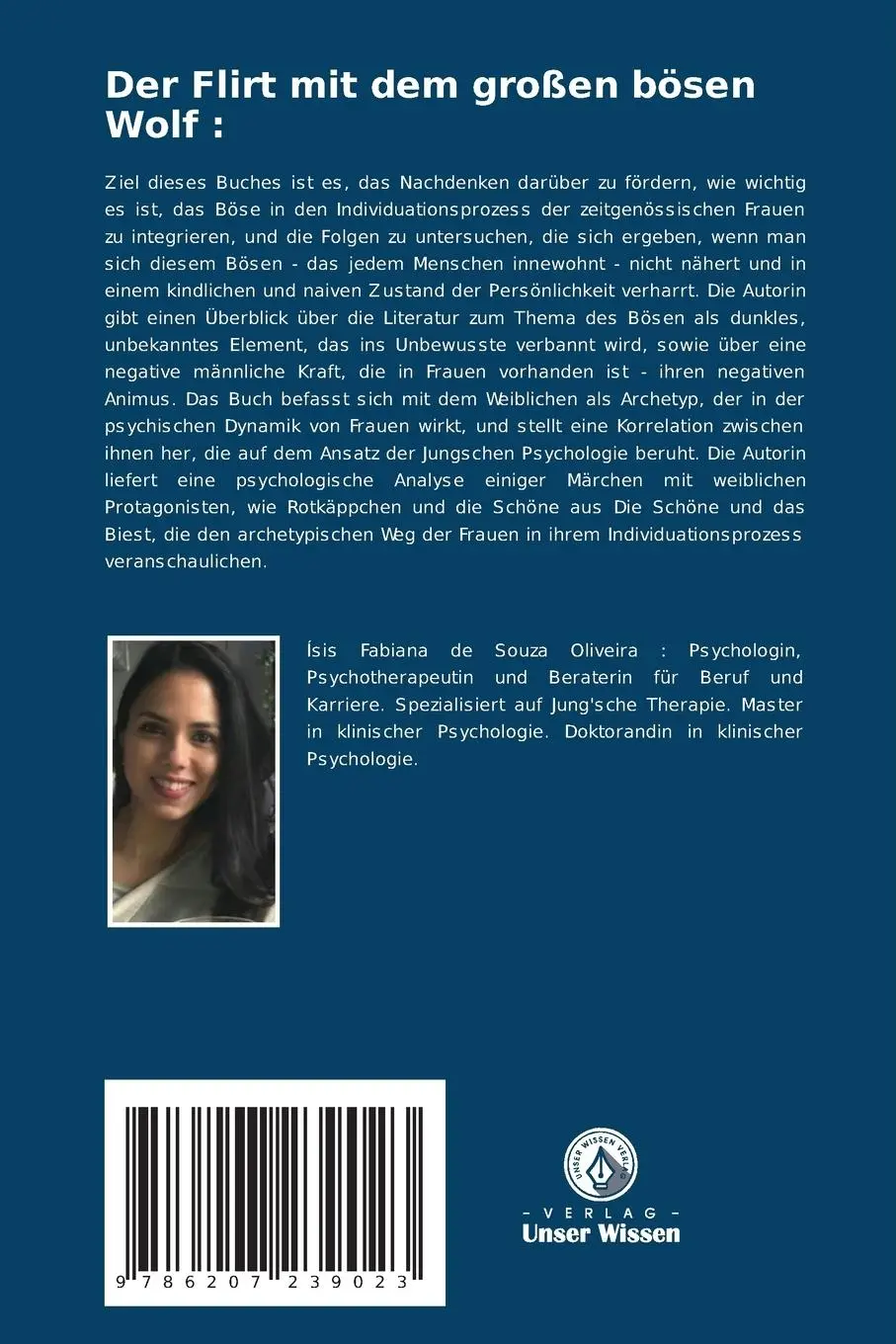 Rückseite: 9786207239023 | Der Flirt mit dem großen bösen Wolf : | Ísis Fabiana de Souza Oliveira