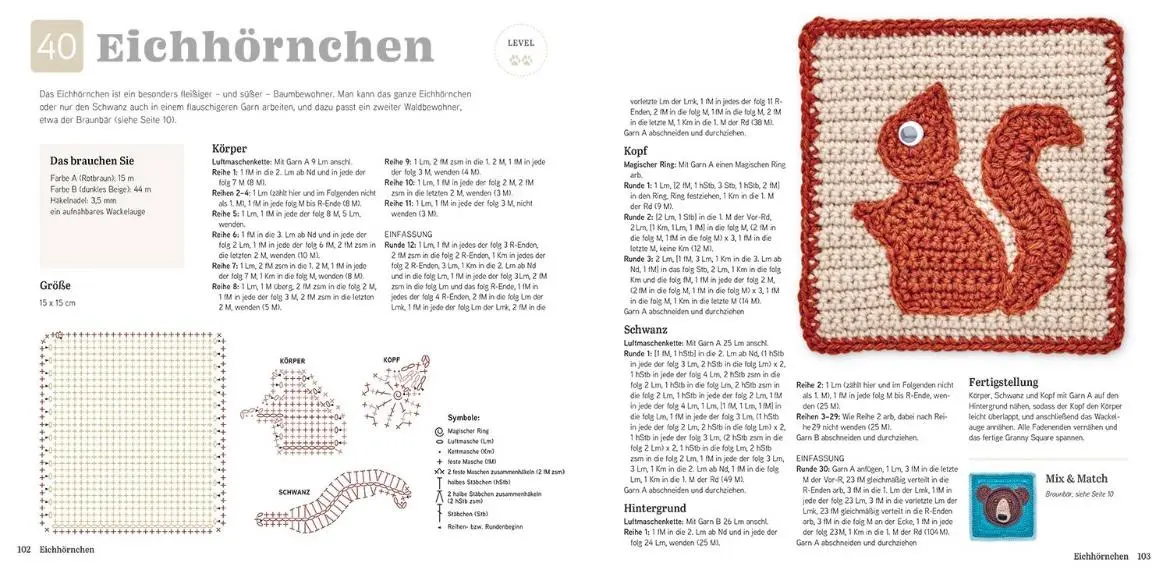 Bild: 9789463599023 | Tiere häkeln in Granny Squares | Leonie Morgan | Taschenbuch | 128 S.