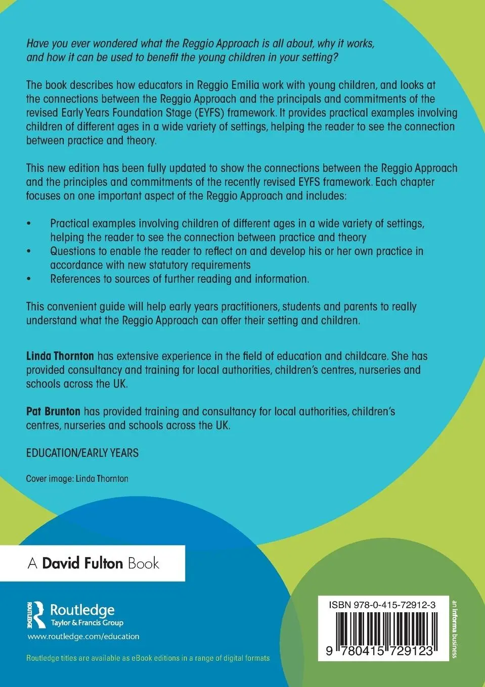 Rückseite: 9780415729123 | Bringing the Reggio Approach to your Early Years Practice | Buch