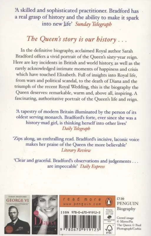 Rückseite: 9780670919123 | Queen Elizabeth II | Her Life in Our Times | Sarah Bradford | Buch