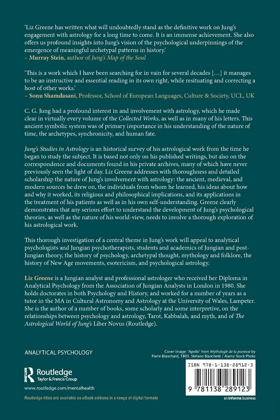 Rückseite: 9781138289123 | Jung's Studies in Astrology | Liz Greene | Taschenbuch | Englisch
