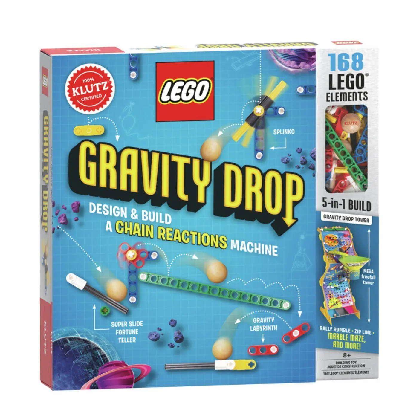 Cover: 9781339019123 | LEGO Chain Reactions 2: Gravity Drop | Editors Of Klutz | Taschenbuch