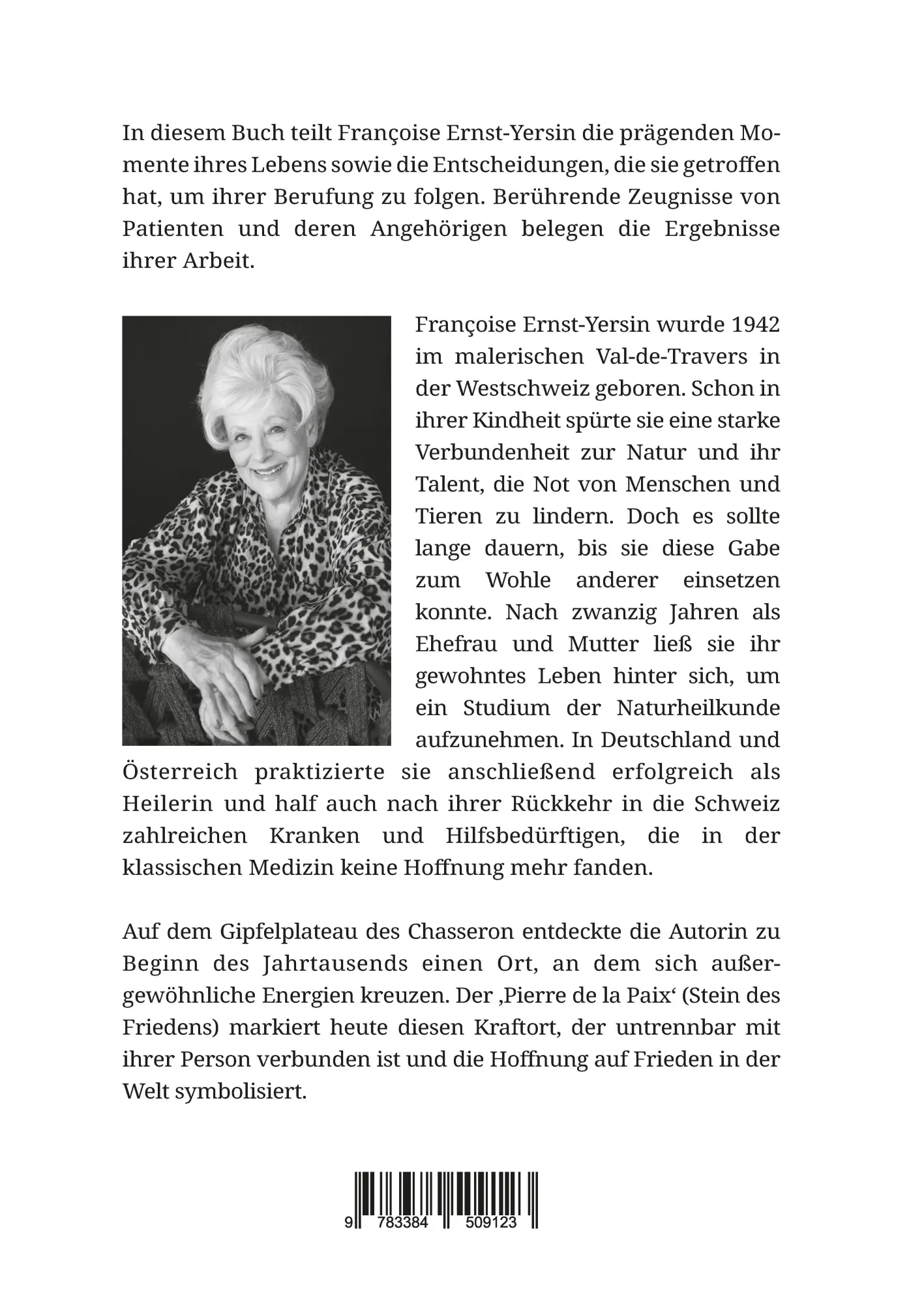 Rückseite: 9783384509123 | Ein anderer Weg | Françoise Ernst-Yersin | Buch | 112 S. | Deutsch