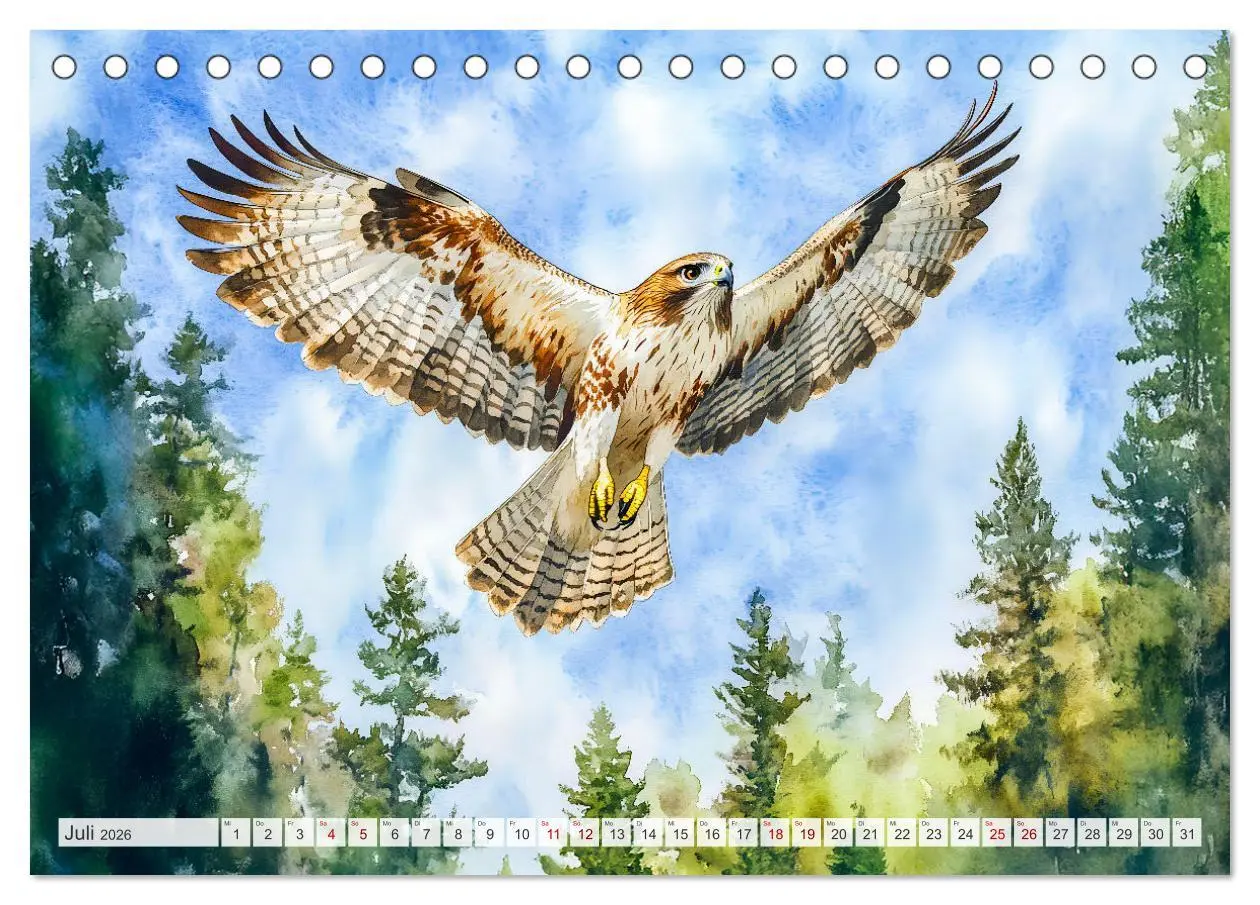 Bild: 9783457319123 | Wildtiere Europas - Farbwelt der heimischen Fauna (Tischkalender...