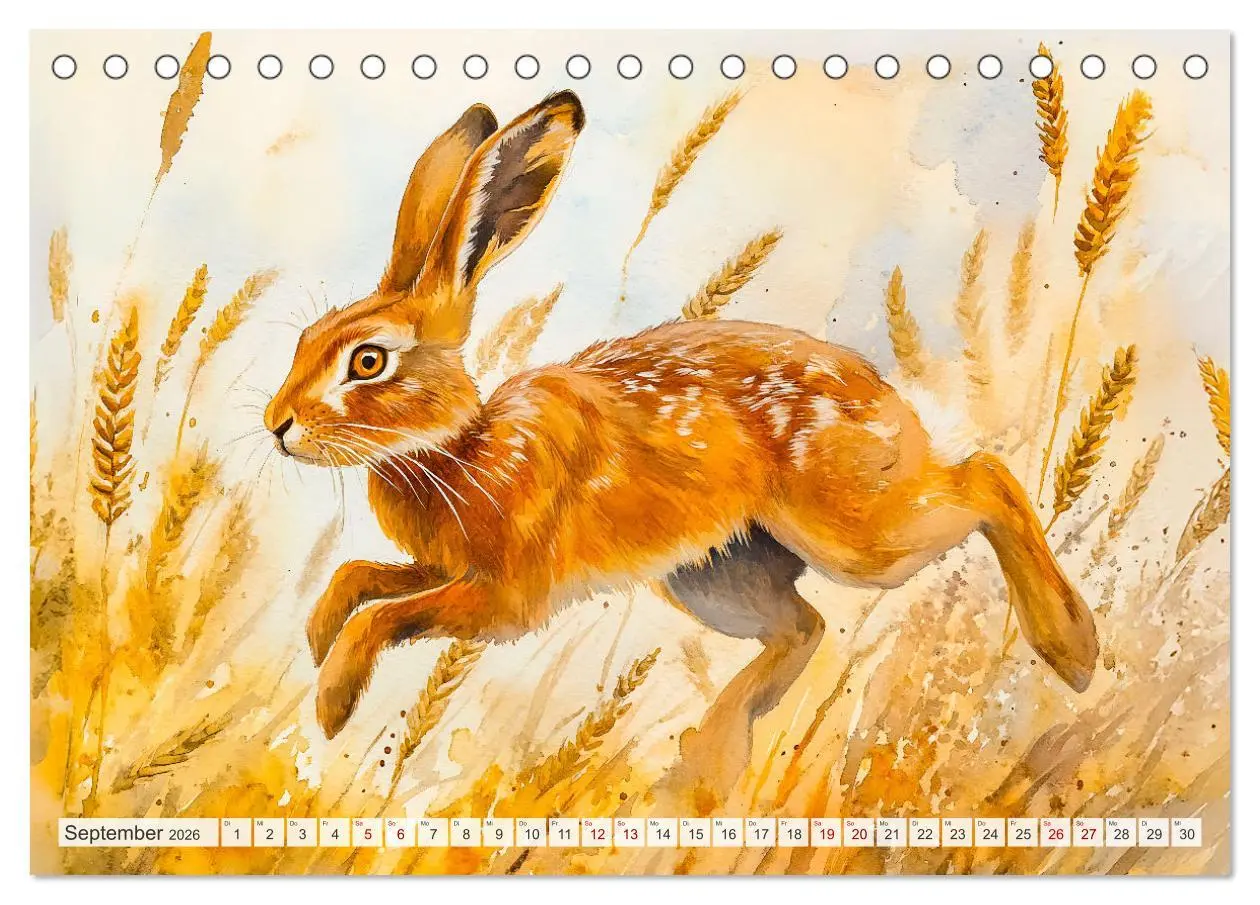 Bild: 9783457319123 | Wildtiere Europas - Farbwelt der heimischen Fauna (Tischkalender...