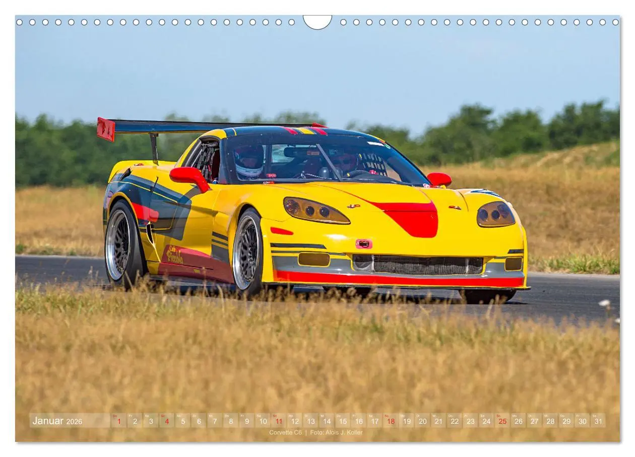 Bild: 9783457869123 | Corvette Racing 2026 (Wandkalender 2026 DIN A3 quer), CALVENDO...