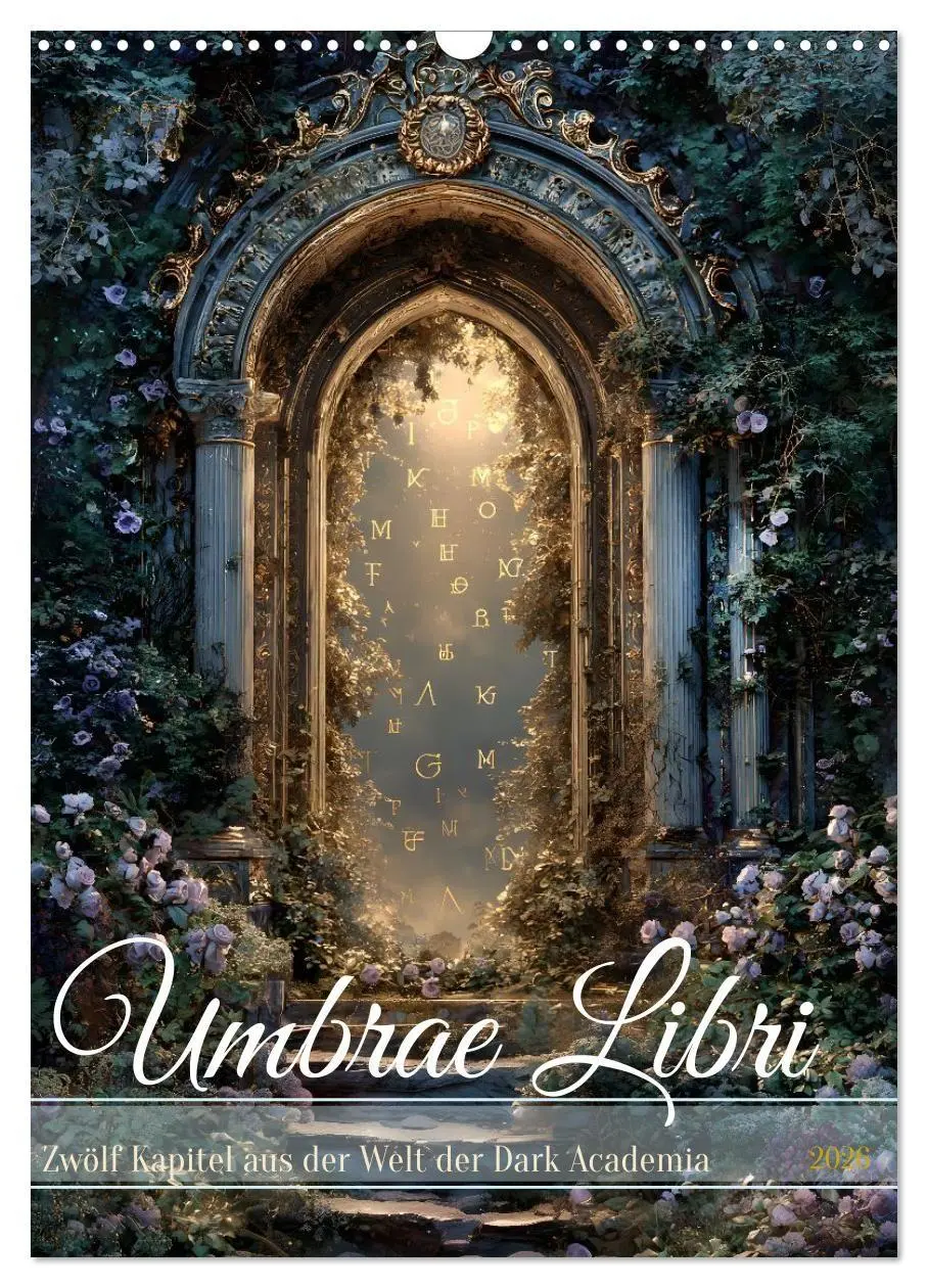 Cover: 9783516719123 | Umbrae Libri (Wandkalender 2026 DIN A3 hoch), CALVENDO Monatskalender
