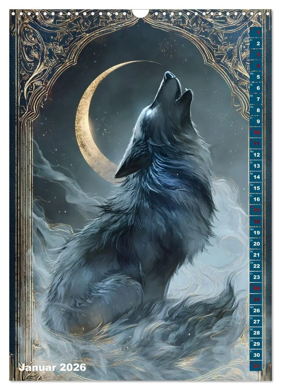 Bild: 9783516719123 | Umbrae Libri (Wandkalender 2026 DIN A3 hoch), CALVENDO Monatskalender