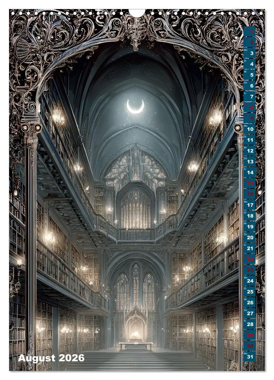 Bild: 9783516719123 | Umbrae Libri (Wandkalender 2026 DIN A3 hoch), CALVENDO Monatskalender