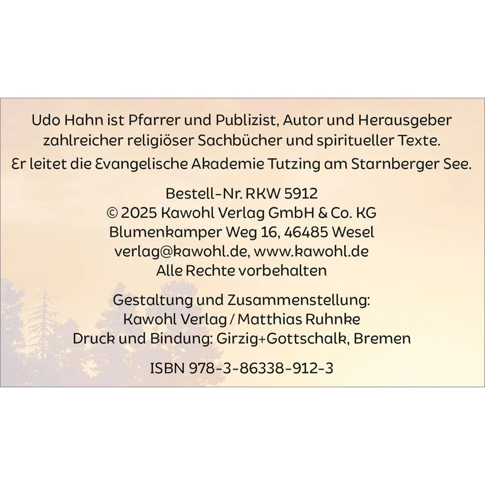 Bild: 9783863389123 | Ein Licht der Hoffnung in meiner Trauer | Udo Hahn | Broschüre | 16 S.
