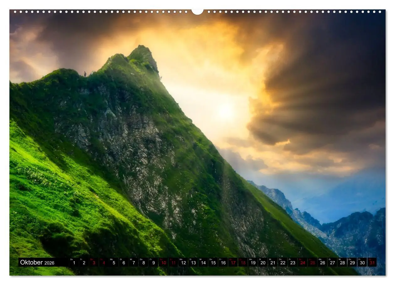 Bild: 9783457619223 | Oberstdorfer Bergwelt (Wandkalender 2026 DIN A2 quer), CALVENDO...