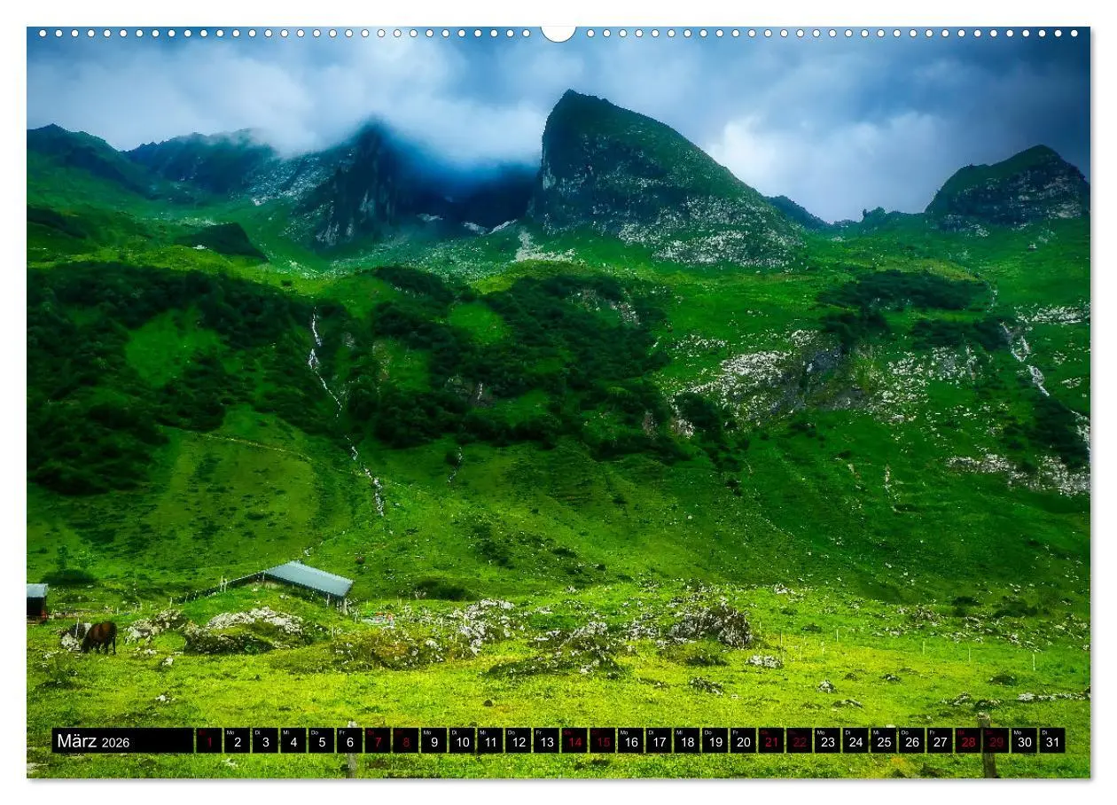 Bild: 9783457619223 | Oberstdorfer Bergwelt (Wandkalender 2026 DIN A2 quer), CALVENDO...