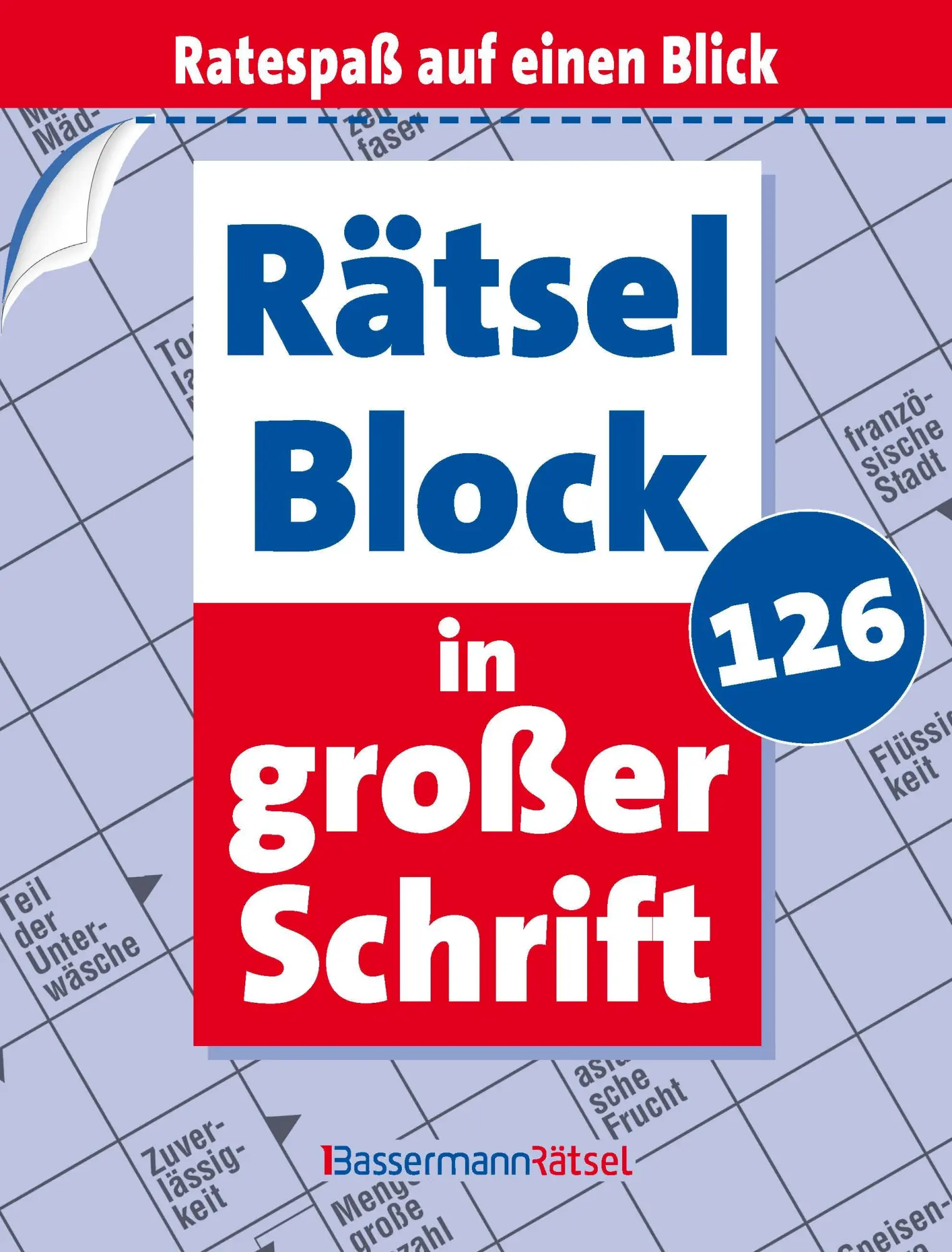 Krüger, Eberhard: Rätselblock in großer Schrift 126 (5 Exemplare à 2,99 EUR)