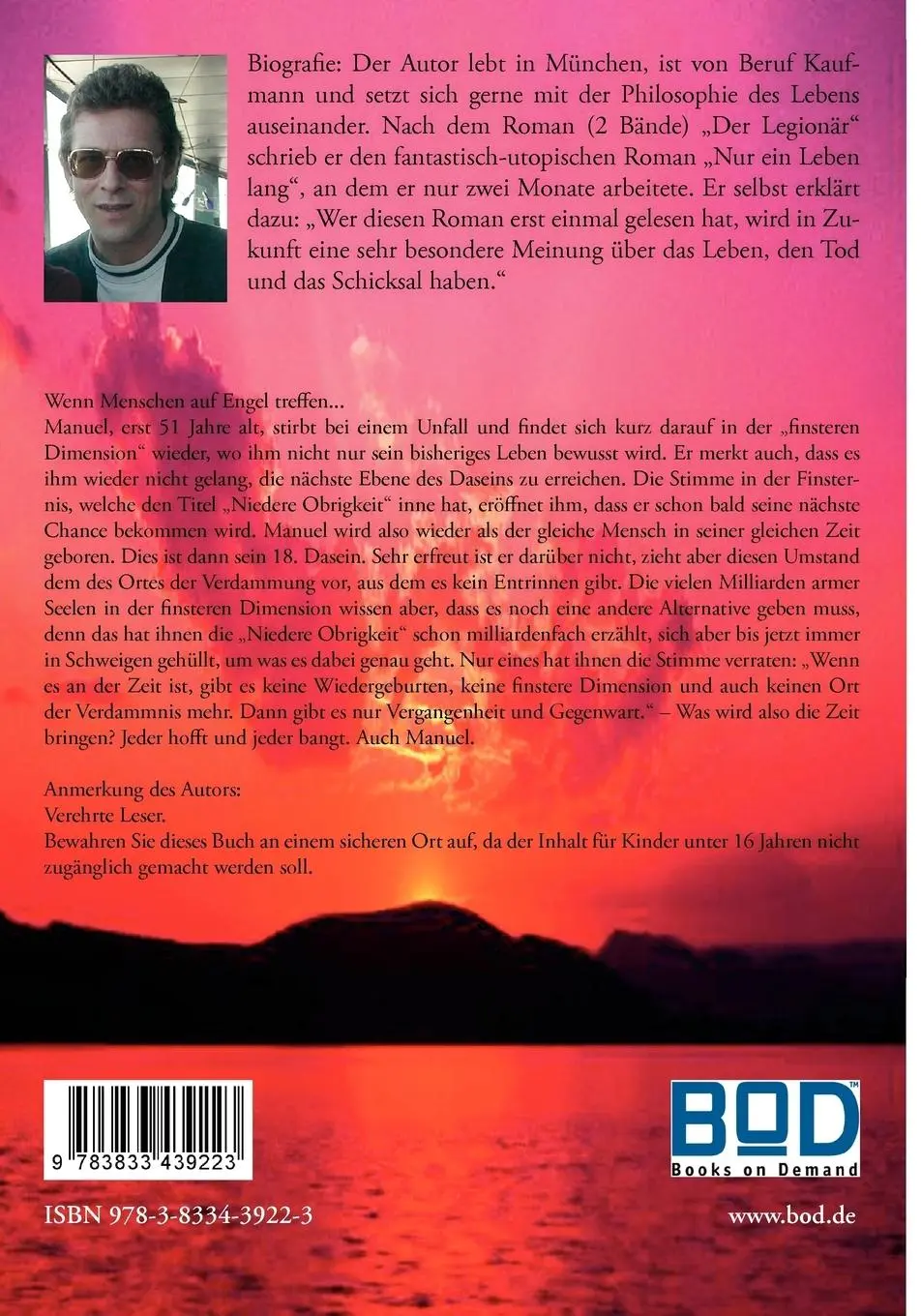Rückseite: 9783833439223 | Nur ein Leben lang | Clint Leon Powers | Taschenbuch | 320 S. | 2008