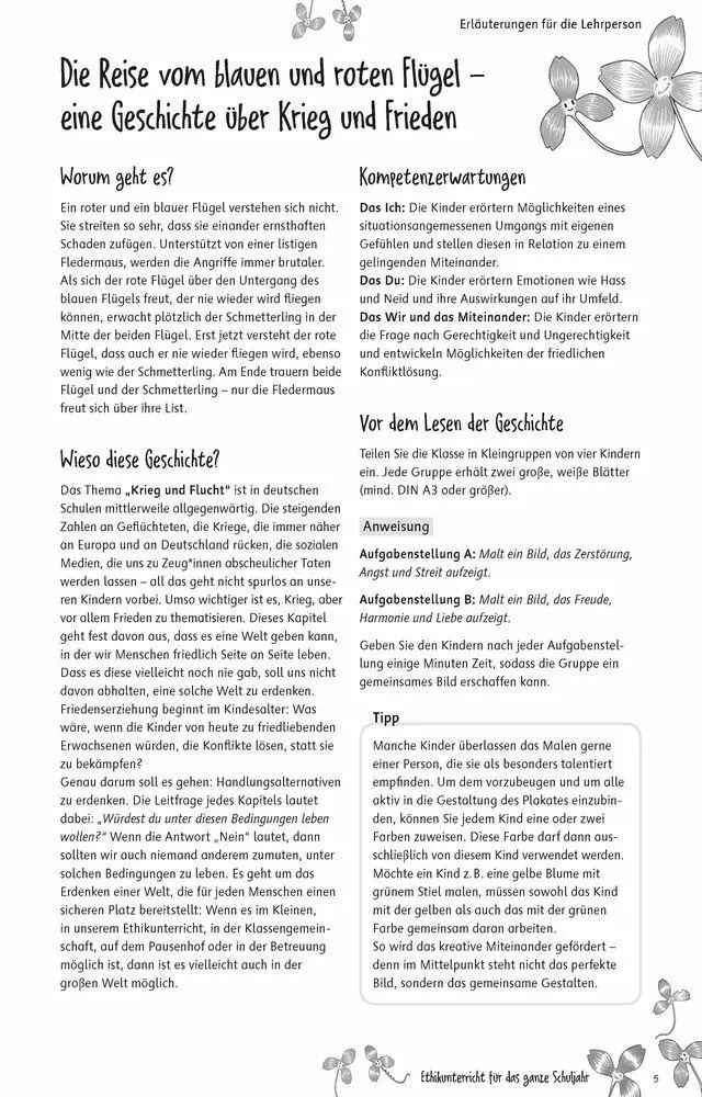 Bild: 9783834669223 | Ethikunterricht für das ganze Schuljahr - Klasse 3/4 | Kleeblatt