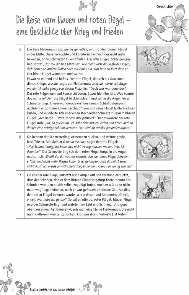 Bild: 9783834669223 | Ethikunterricht für das ganze Schuljahr - Klasse 3/4 | Kleeblatt