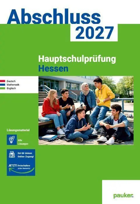 Cover: 9783889979223 | Hauptschule Hessen pauker Lösungsband 2027 | Autorenteam Hutt Verlag