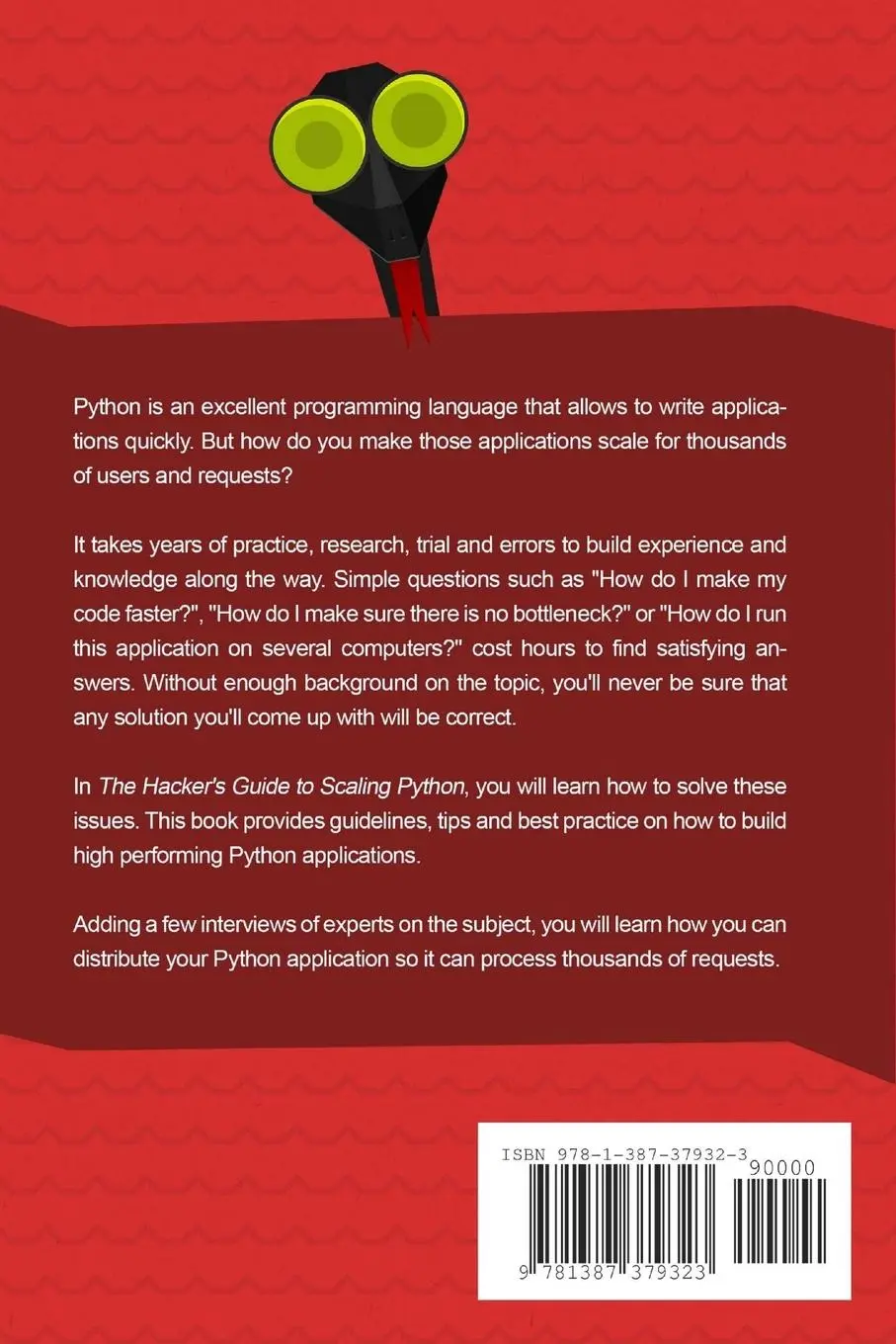 Rückseite: 9781387379323 | The Hacker's Guide to Scaling Python | Julien Danjou | Taschenbuch