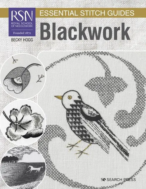 Cover: 9781782219323 | Rsn Essential Stitch Guides: Blackwork | Becky Hogg | Taschenbuch