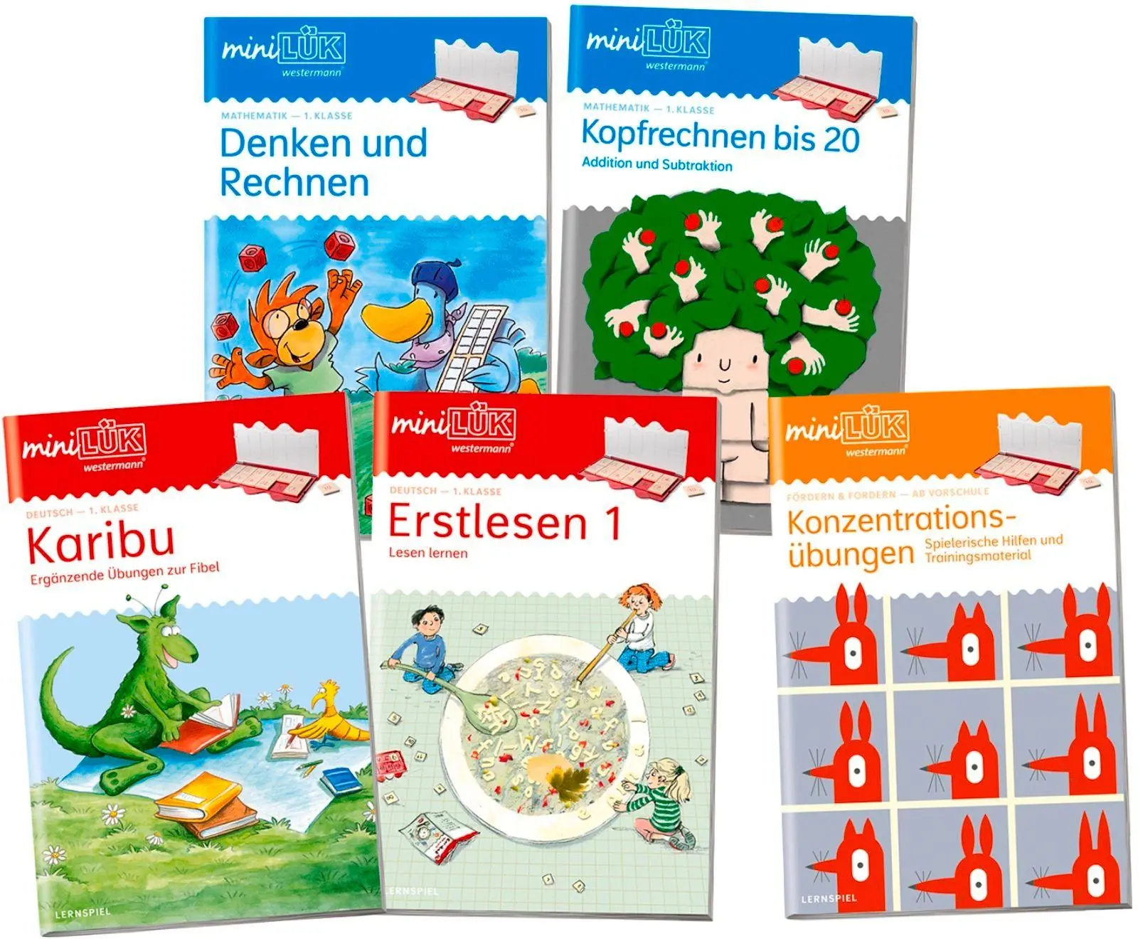 Cover: 9783072499323 | miniLÜK. Das Lernpaket für Erstklässler | Taschenbuch | mini LÜK-Sets