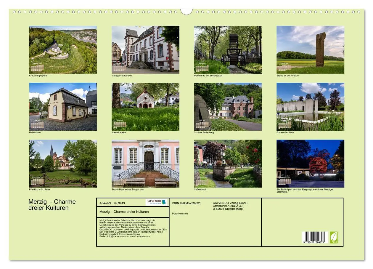 Bild: 9783457399323 | Merzig - Charme dreier Kulturen (Wandkalender 2026 DIN A2 quer),...