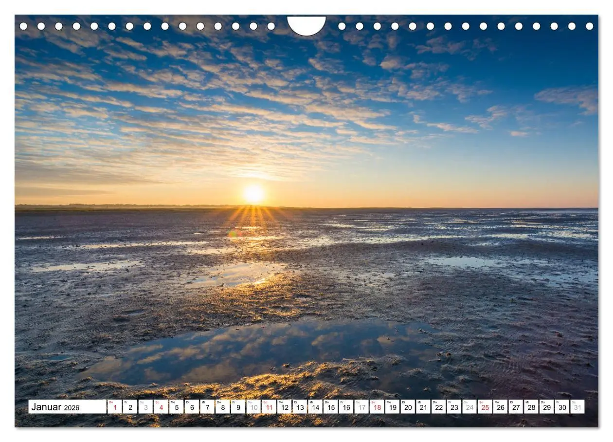 Bild: 9783516009323 | Eiderstedt - Willkommen am Watt (Wandkalender 2026 DIN A4 quer),...
