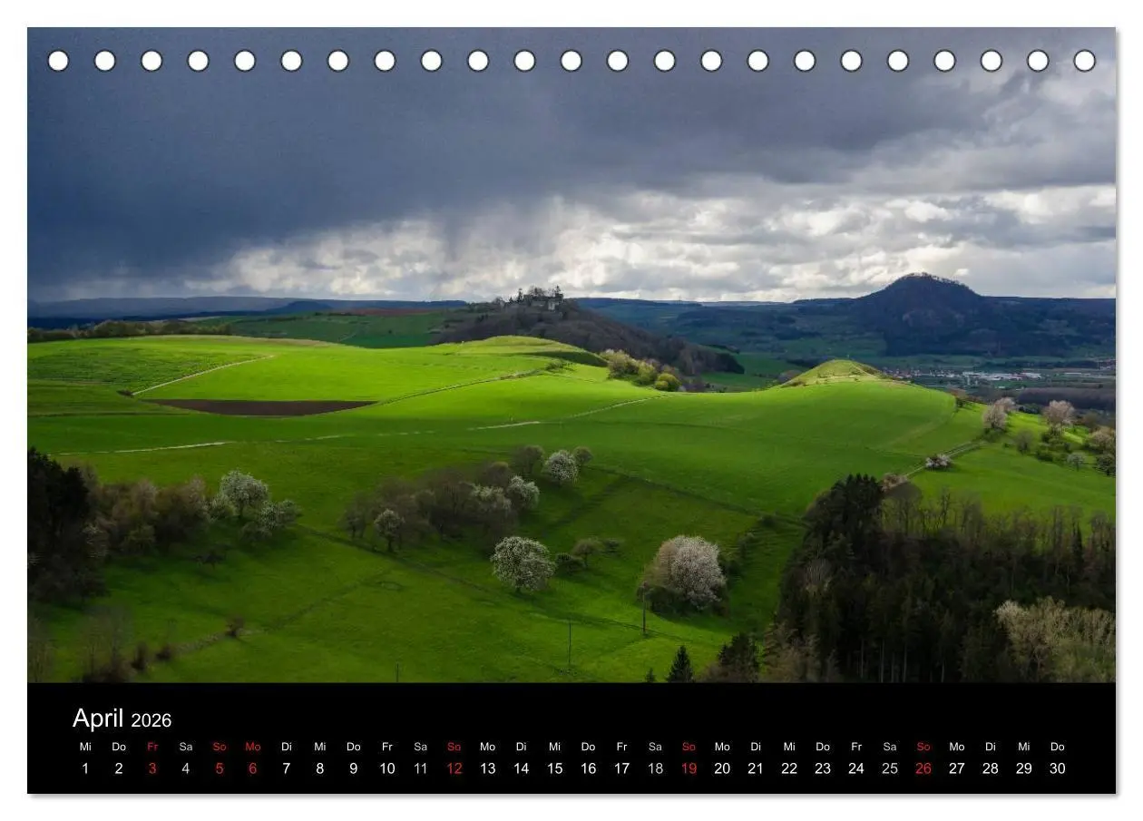 Bild: 9783516179323 | Vulkanlandschaft Hegau 2026 (Tischkalender 2026 DIN A5 quer),...