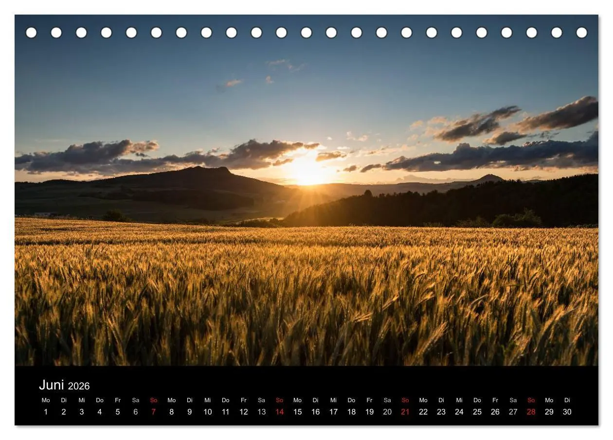 Bild: 9783516179323 | Vulkanlandschaft Hegau 2026 (Tischkalender 2026 DIN A5 quer),...