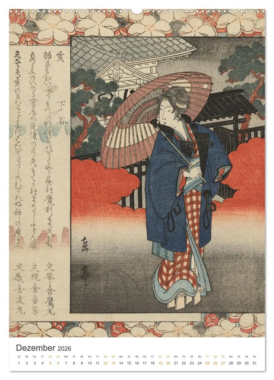 Bild: 9783516319323 | Kimonos und Karpfenmuster (Wandkalender 2026 DIN A2 hoch), CALVENDO...