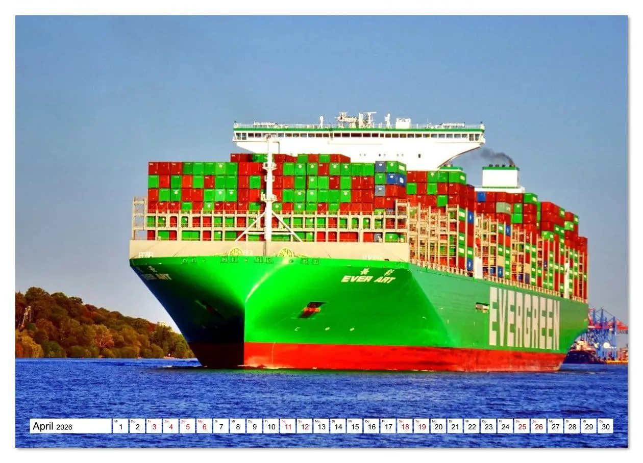 Bild: 9783516629323 | KURS HAMBURG (Wandkalender 2026 DIN A2 quer), CALVENDO Monatskalender