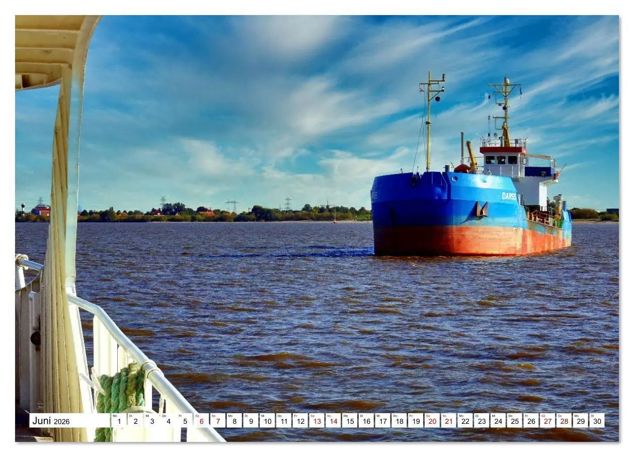 Bild: 9783516629323 | KURS HAMBURG (Wandkalender 2026 DIN A2 quer), CALVENDO Monatskalender