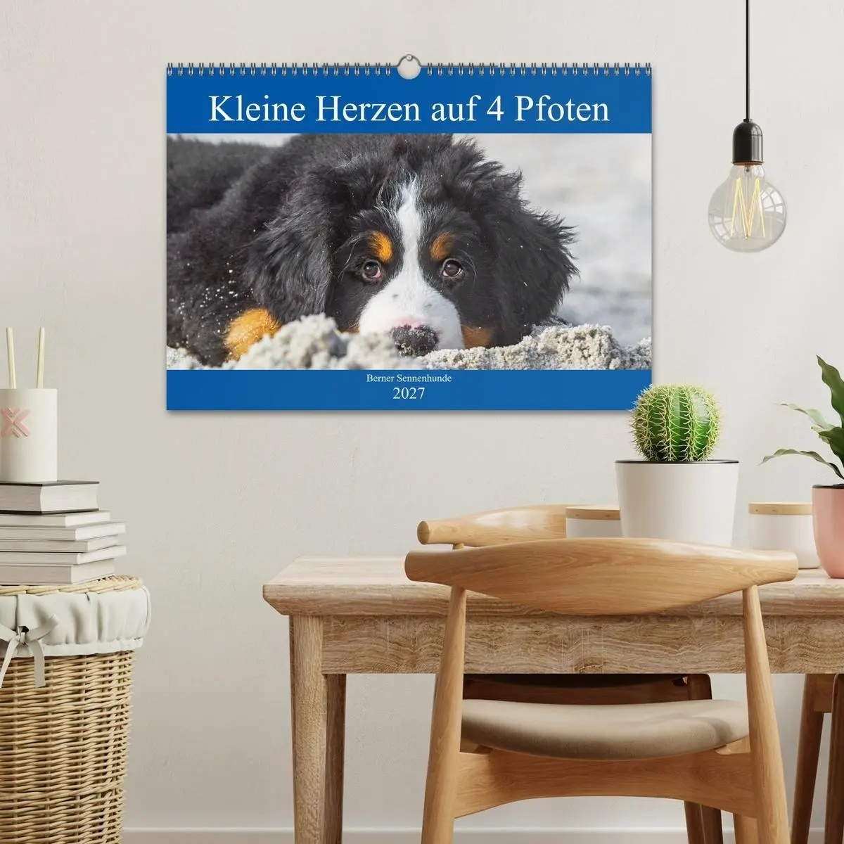 Bild: 9783569649323 | Kleine Herzen auf 4 Pfoten - Berner Sennenhunde (Wandkalender 2027...