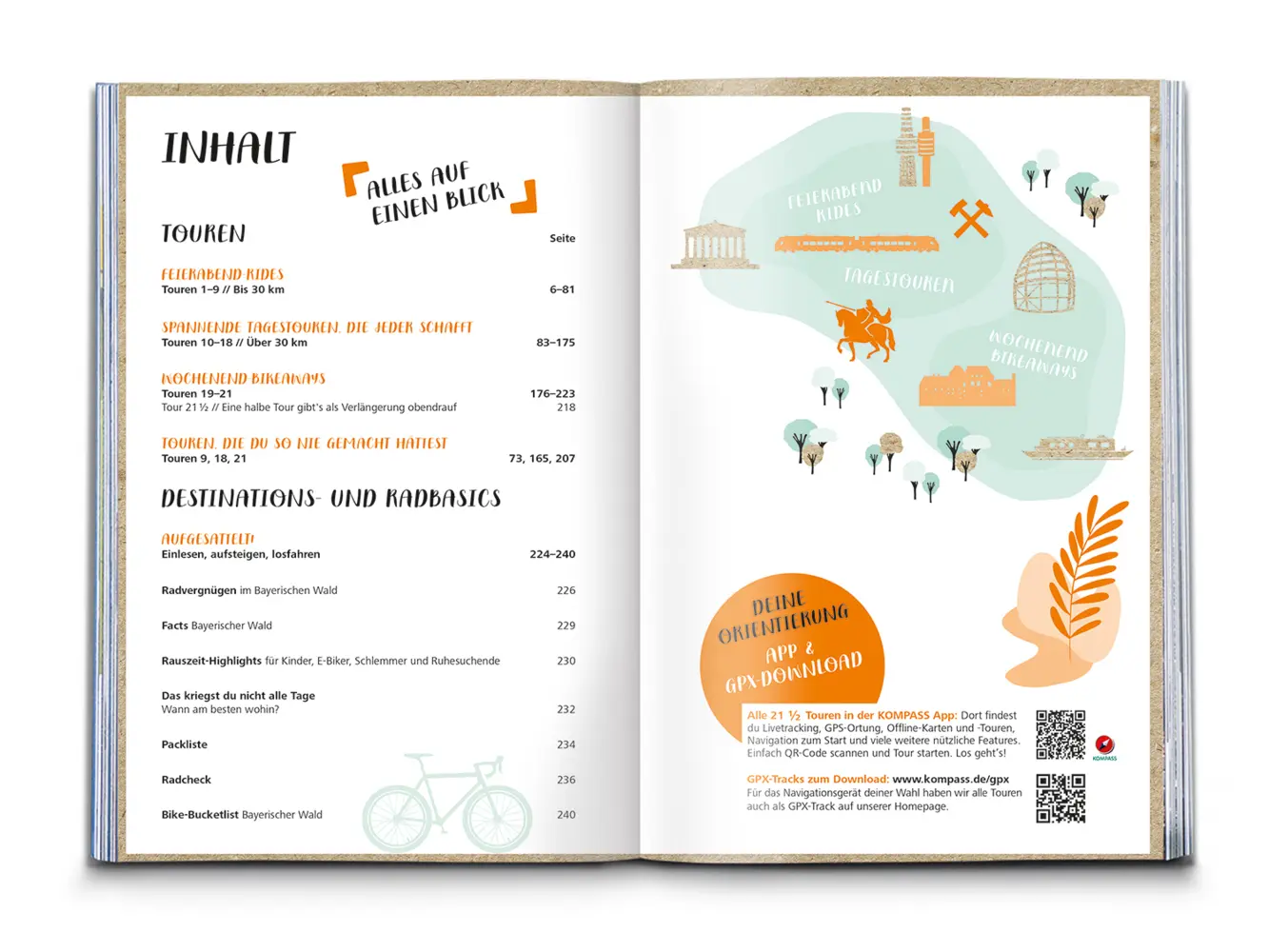 Rückseite: 9783991219323 | KOMPASS Radvergnügen Bayerischer Wald | Ralf Enke | Taschenbuch | 2023