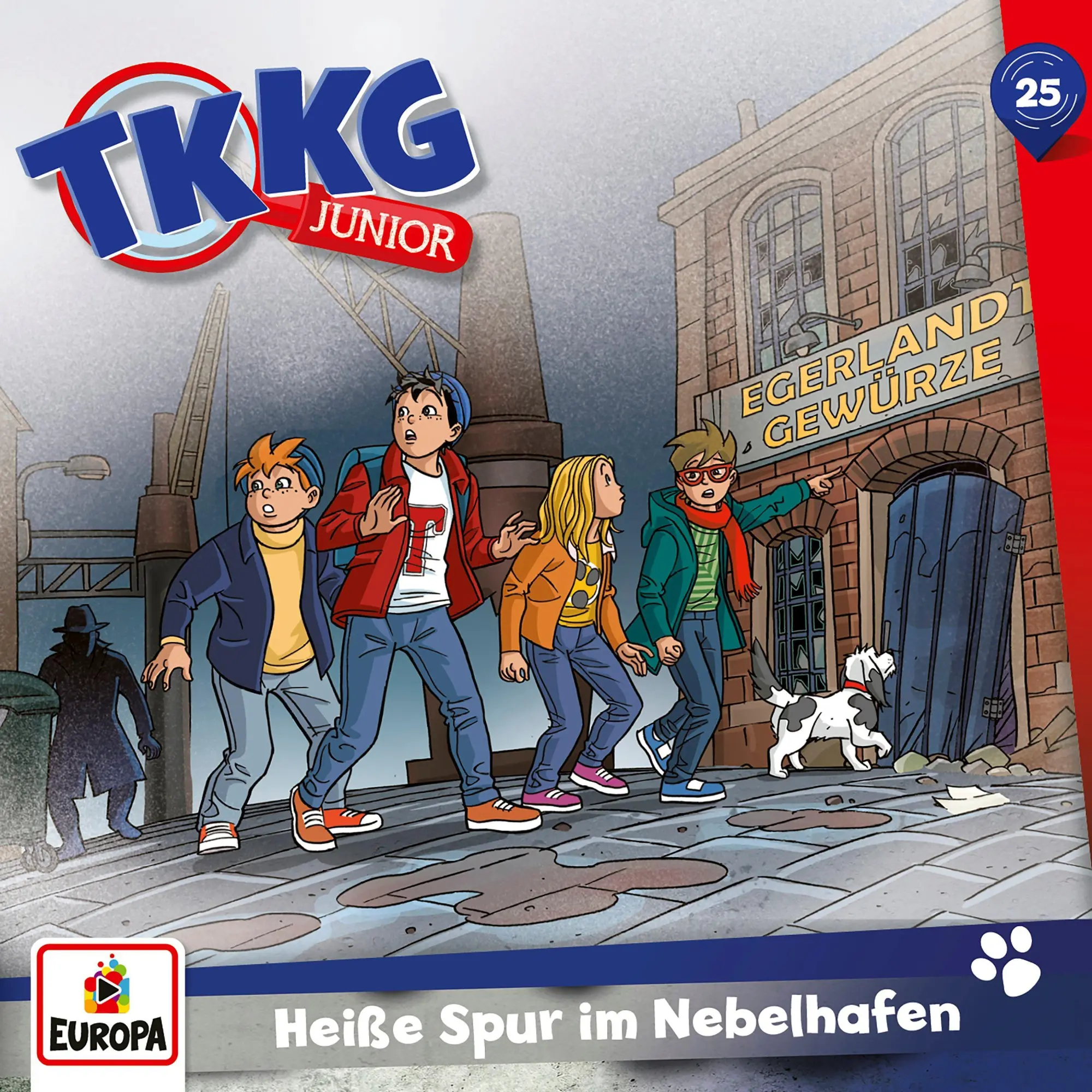 Cover: 196587669423 | TKKG Junior 25: Heiße Spur im Nebelhafen | TKKG Junior | Audio-CD | CD
