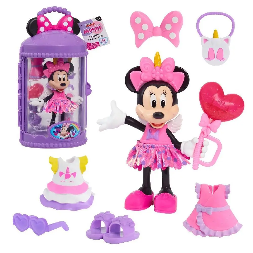 Bild: 886144899423 | Minnie Mouse Fashion Doll With Case - Unicorn | In Kartonage | Deutsch