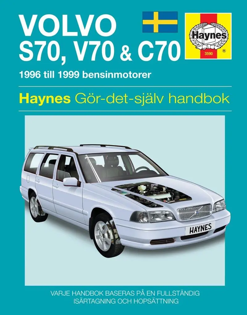 Cover: 9780857339423 | Volvo S70, V70 and C70 (1996 - 1999) Haynes Repair Manual (svenske...