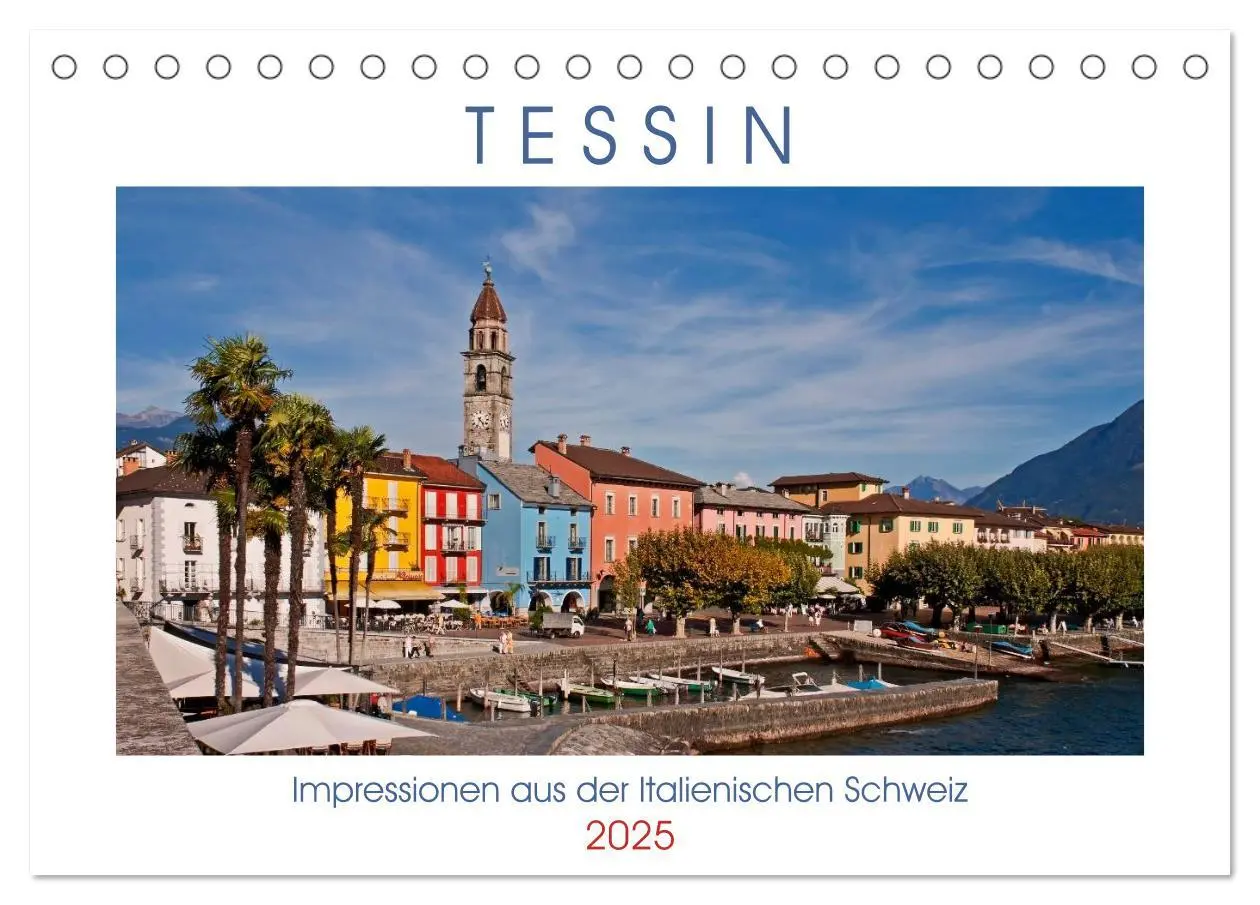 Cover: 9783435369423 | Tessin, Impressionen aus der Italienischen Schweiz (Tischkalender...
