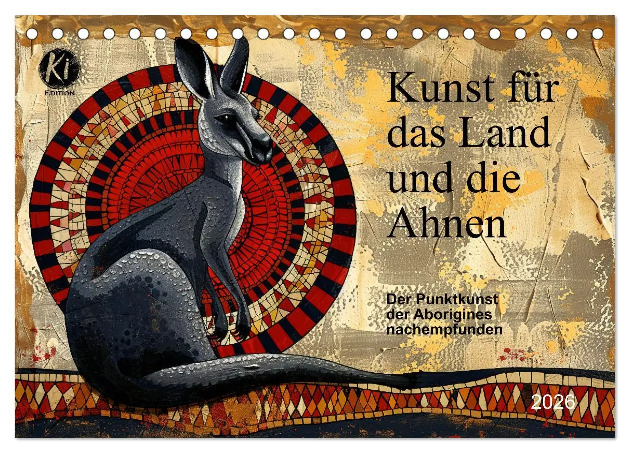 Cover: 9783457389423 | Kunst für das Land und die Ahnen (Tischkalender 2026 DIN A5 quer),...