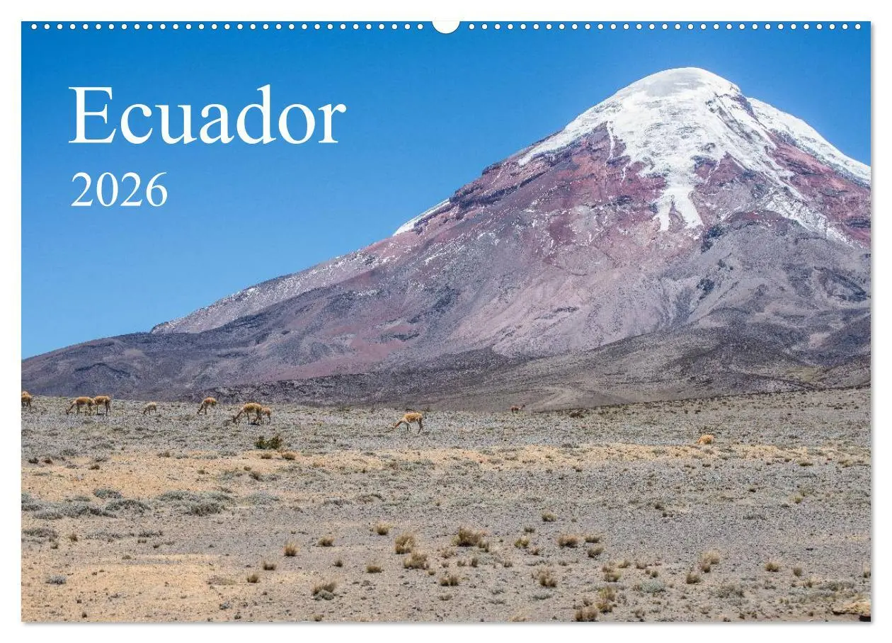 Cover: 9783516169423 | Ecuador (Wandkalender 2026 DIN A2 quer), CALVENDO Monatskalender