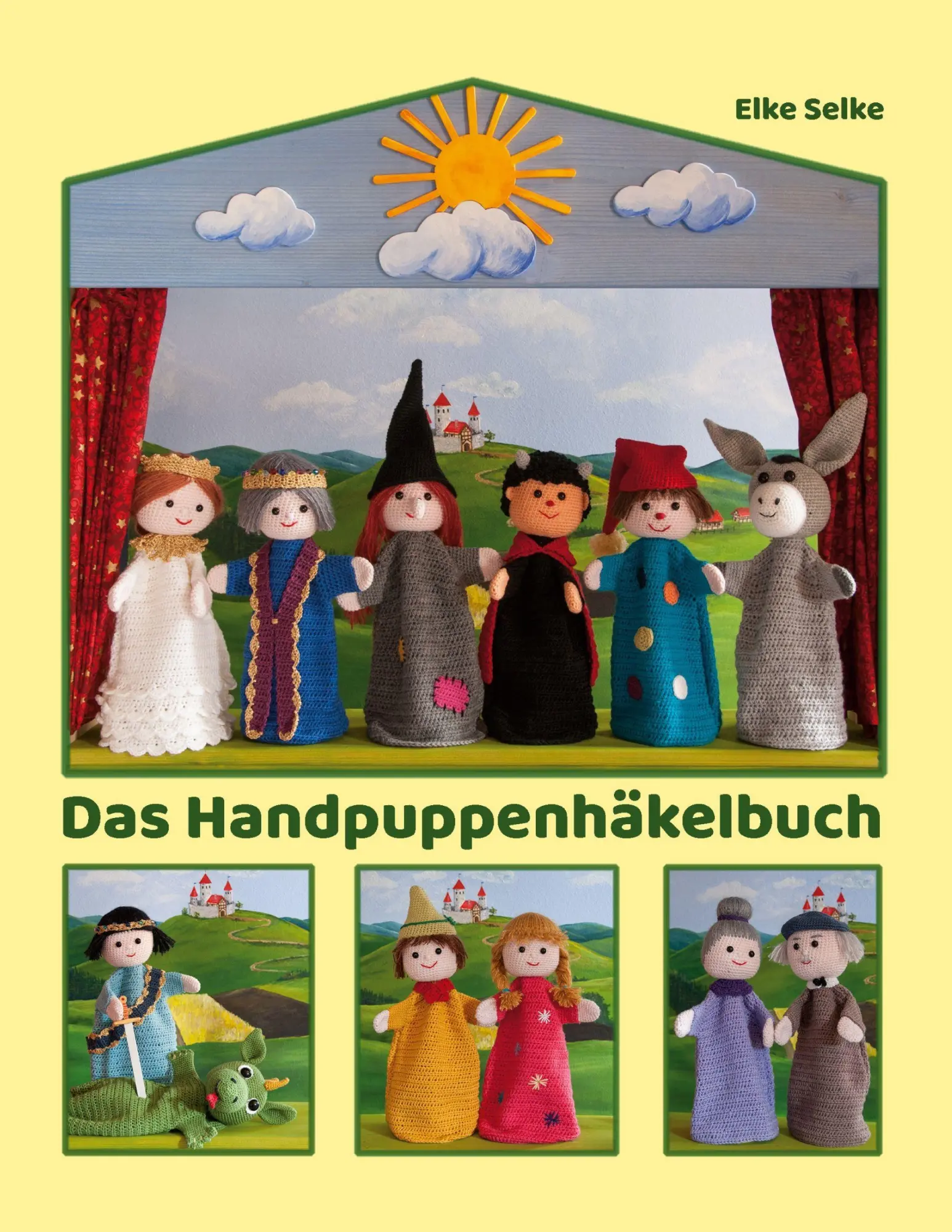 Cover: 9783696359423 | Das Handpuppenhäkelbuch | 13 gehäkelte Modelle für das Kasperletheater