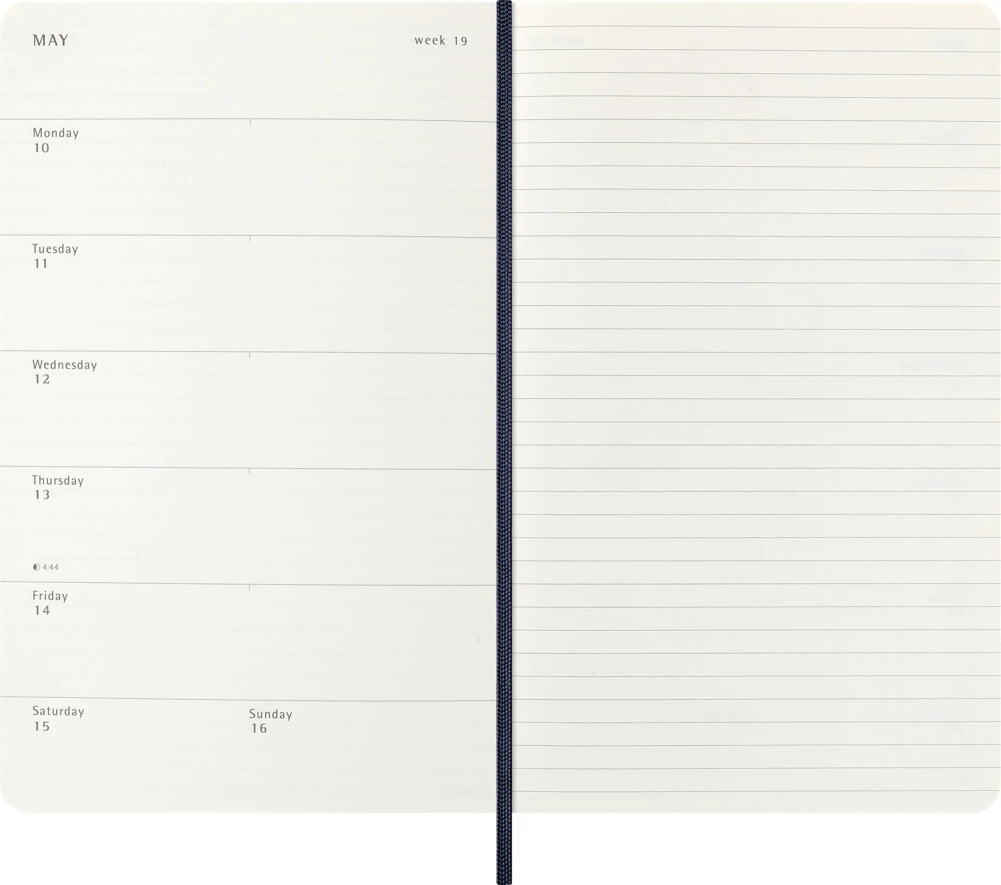 Bild: 8056999279523 | Moleskine 12 Monate Wochen Notizkalender 2027, Large/A5, 1 Wo = 1...