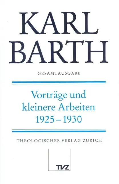 Cover: 9783290109523 | Vorträge und kleinere Arbeiten 1925-1930 | Hrsg. v. Hermann Schmidt