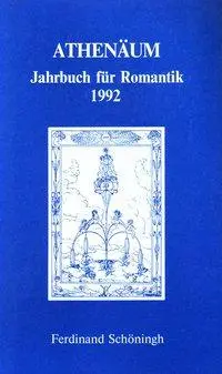 Cover: 9783506709523 | 1992 | (2. Jg.) | Ernst Behler (u. a.) | Buch | Gebunden | Deutsch