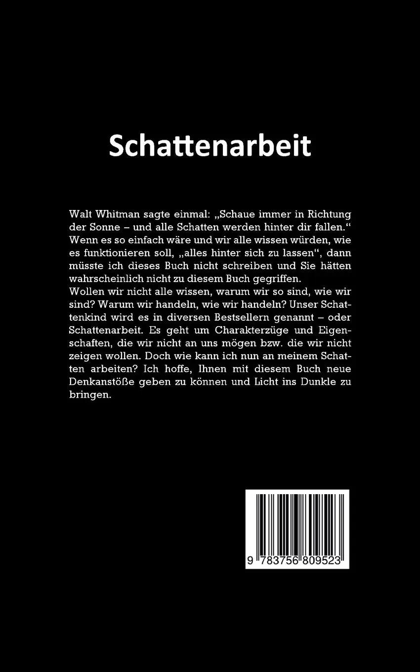 Rückseite: 9783756809523 | Schattenarbeit für Anfänger | Isabella Devi | Taschenbuch | Paperback