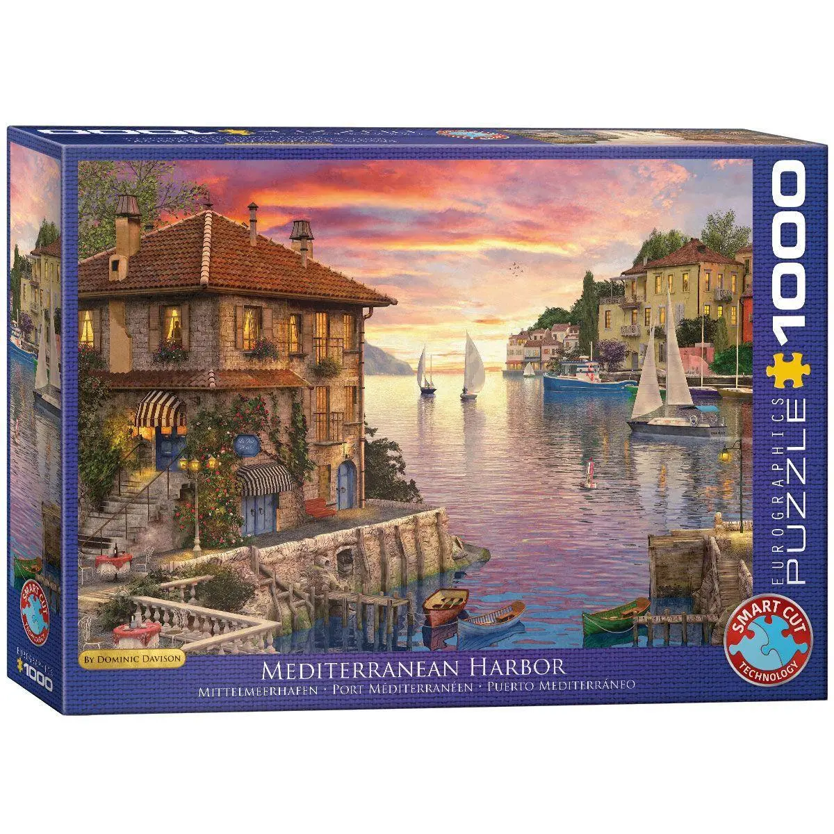 Cover: 628136609623 | Mittelmeerhafen von Dominic Davison 1000 Teile | Dominic Davison