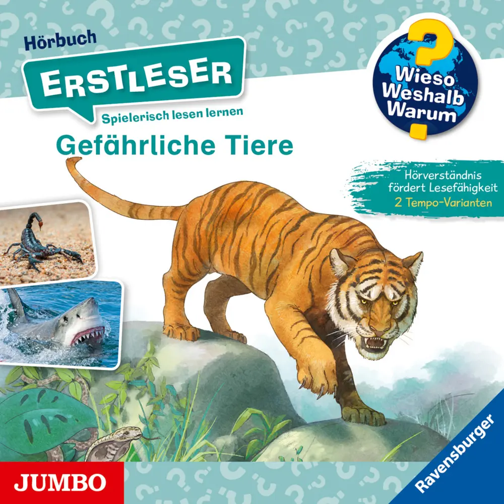 Cover: 4012144489623 | Wieso? Weshalb? Warum?Erstleser:Gefährliche Tiere, 1 Audio-CD | CD