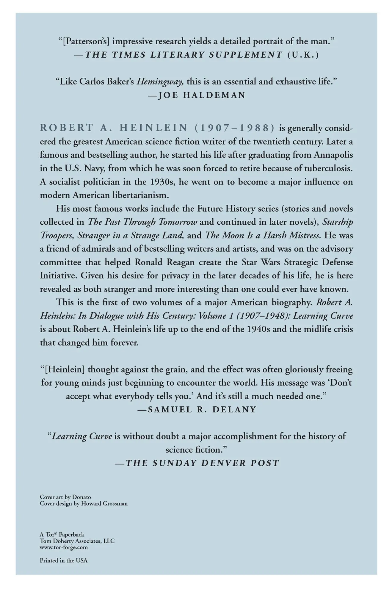 Rückseite: 9780765319623 | Robert A. Heinlein | William H. Jr. Patterson | Taschenbuch | Englisch