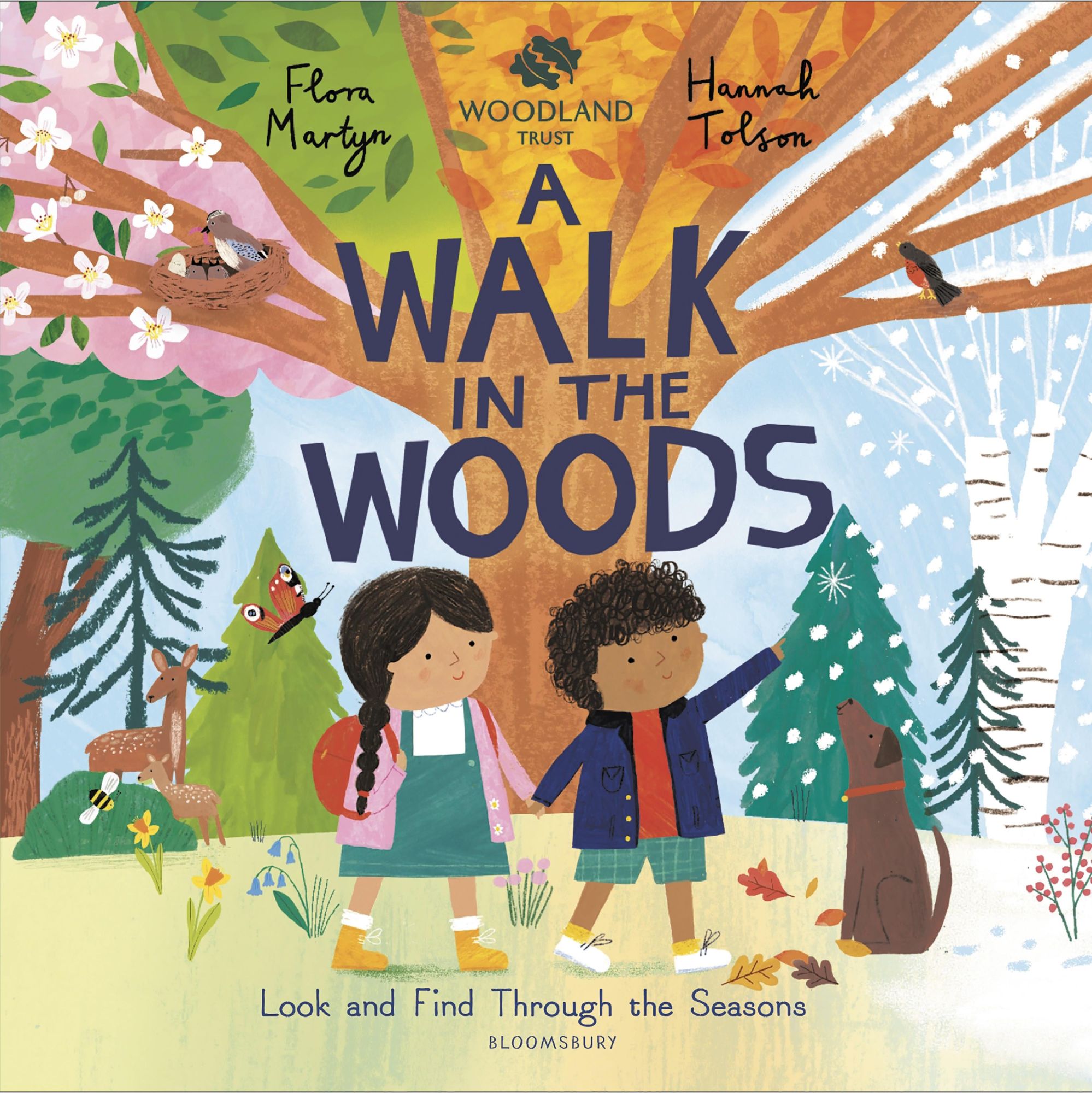 Cover: 9781526629623 | The Woodland Trust A Walk in the Woods | A Changing Seasons Story