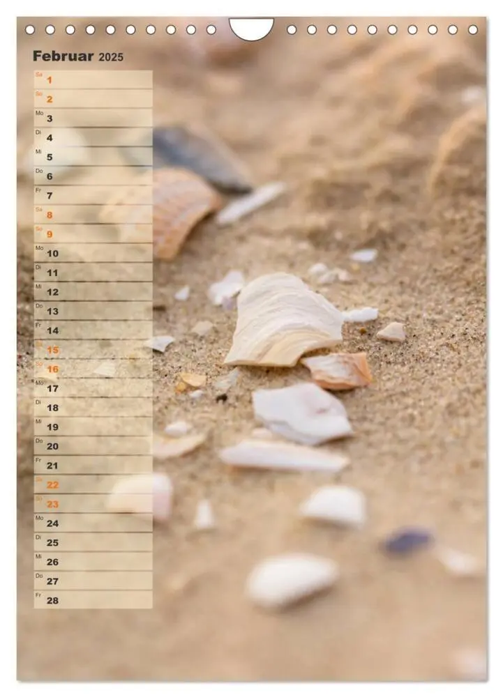 Bild: 9783457059623 | Zwischen Dünen und Watt / Geburtstagskalender (Wandkalender 2025...