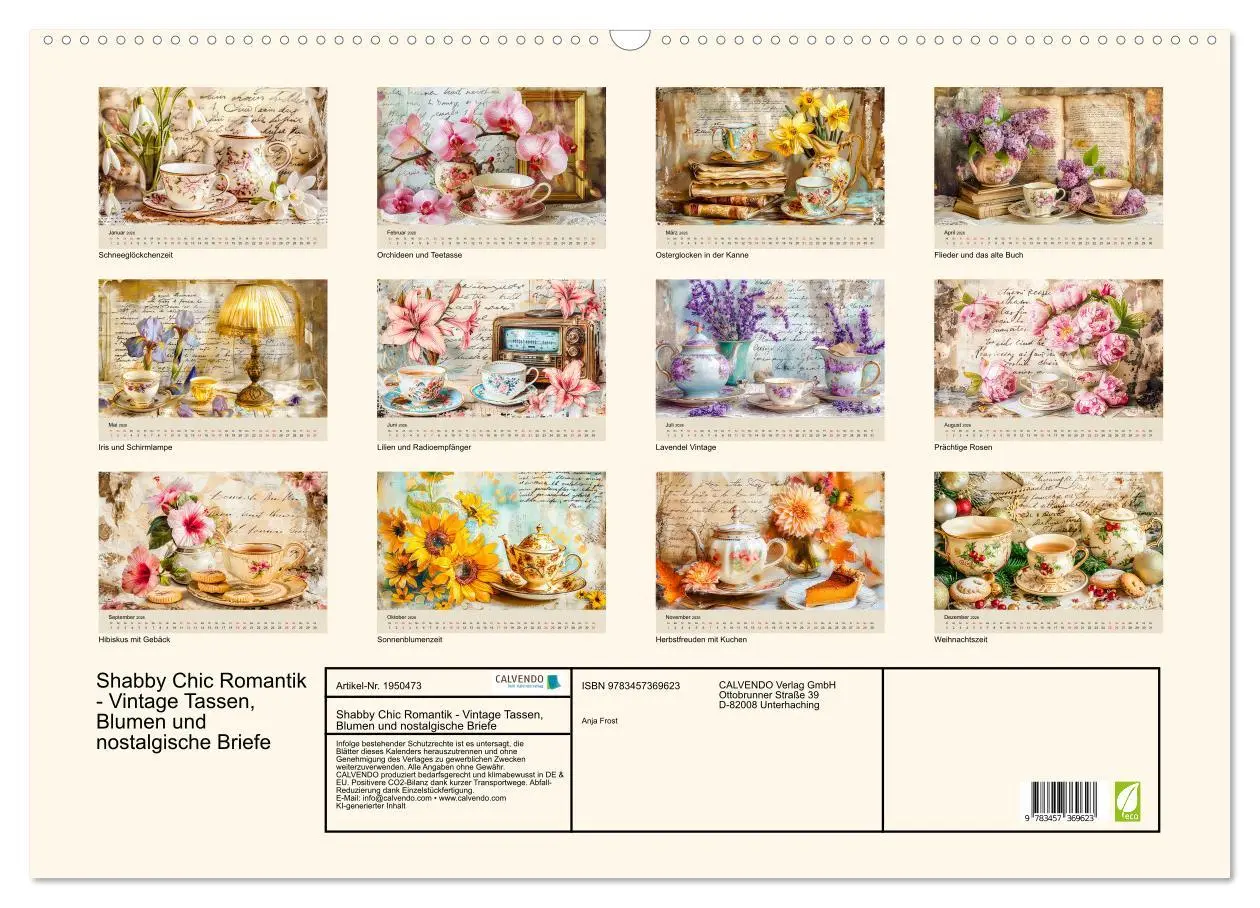 Bild: 9783457369623 | Shabby Chic Romantik - Vintage Tassen, Blumen und nostalgische...